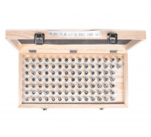 Набор гл. калибров 6,01- 7,00 +/-0,001 шаг 0,01 100шт Микрон