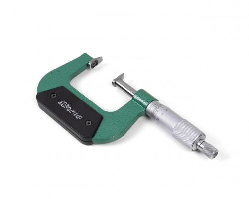 Микрометр зубомерный МЗ-УС-50 0,01 с усеченными пяткой и винтом Микрон