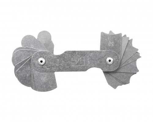 Набор шаблонов радиусных №3 (R 7-25мм) с калибровкой ЧИЗ