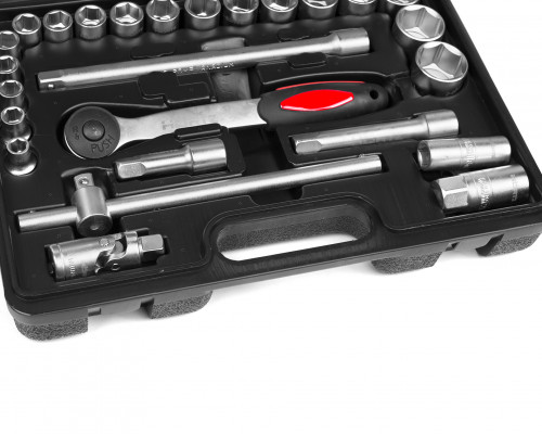 Набор головок торцевых, шестигранные №2 (26 предметов) HORTZ