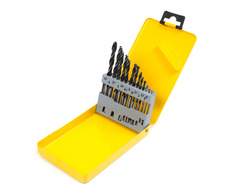 Набор сверл по металлу из 13 шт. 1.5-6.5 мм Р6М5 HORTZ