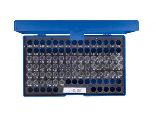Набор гл. калибр. 0.5-1.0 +/-0.001 51шт Микрон