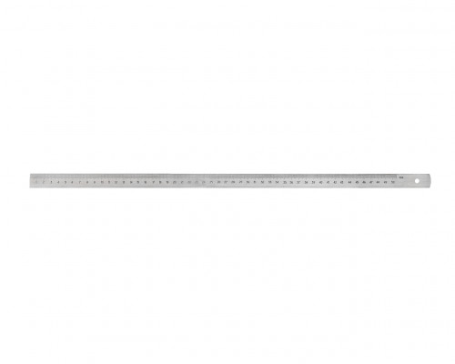 Линейка металлическая с двусторонней шкалой 500 мм